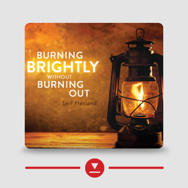 Burning Brightly Without Burning Out
